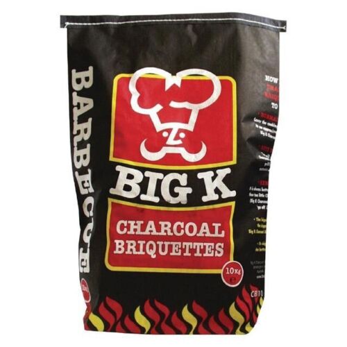 Big K Charcoal Briquettes 10kg Bag