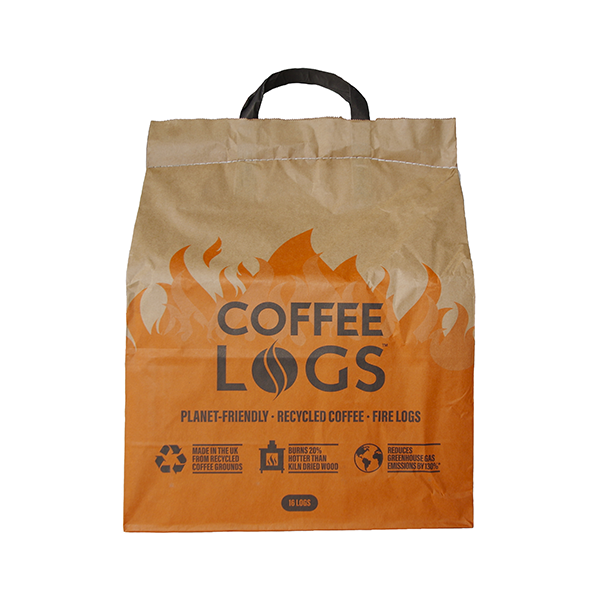 Recycled Coffee Fuel Briquettes (60 Packs)