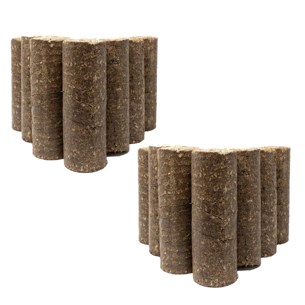 Long Burn Nestro Natural Wood Fuel Briquettes (Two Packs)