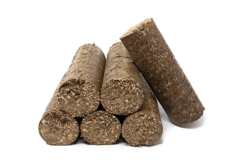 Long Burn Nestro Natural Wood Fuel Briquettes stacked up