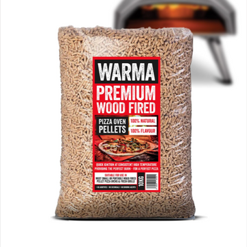 WARMA Premium Wood Fired Pizza Pellets 10Kg Bag